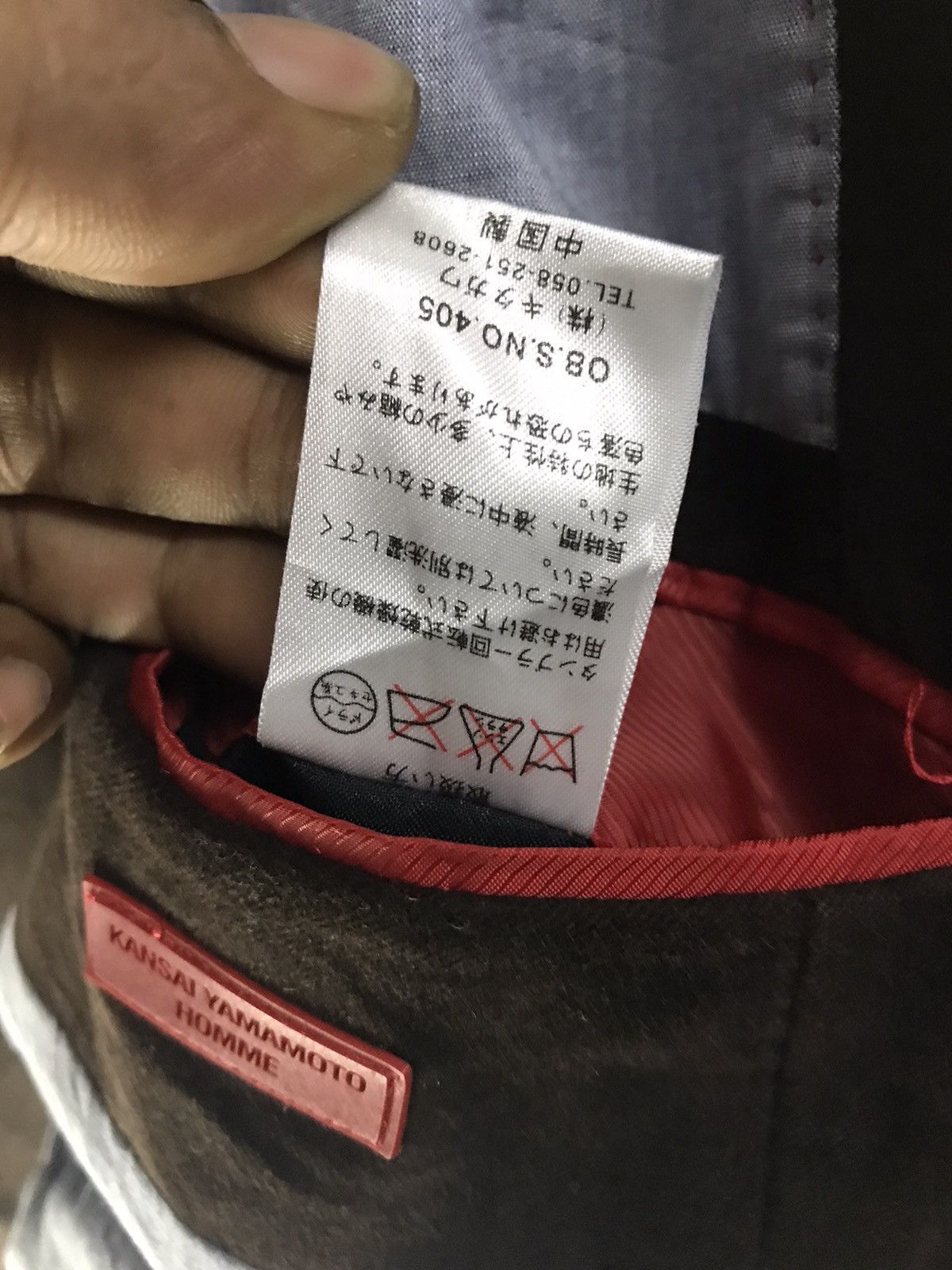 Japanese Brand × Kansai Yamamoto Kansai Yamamoto homme jacket coat Size US L / EU 52-54 / 3 - 6 Thumbnail