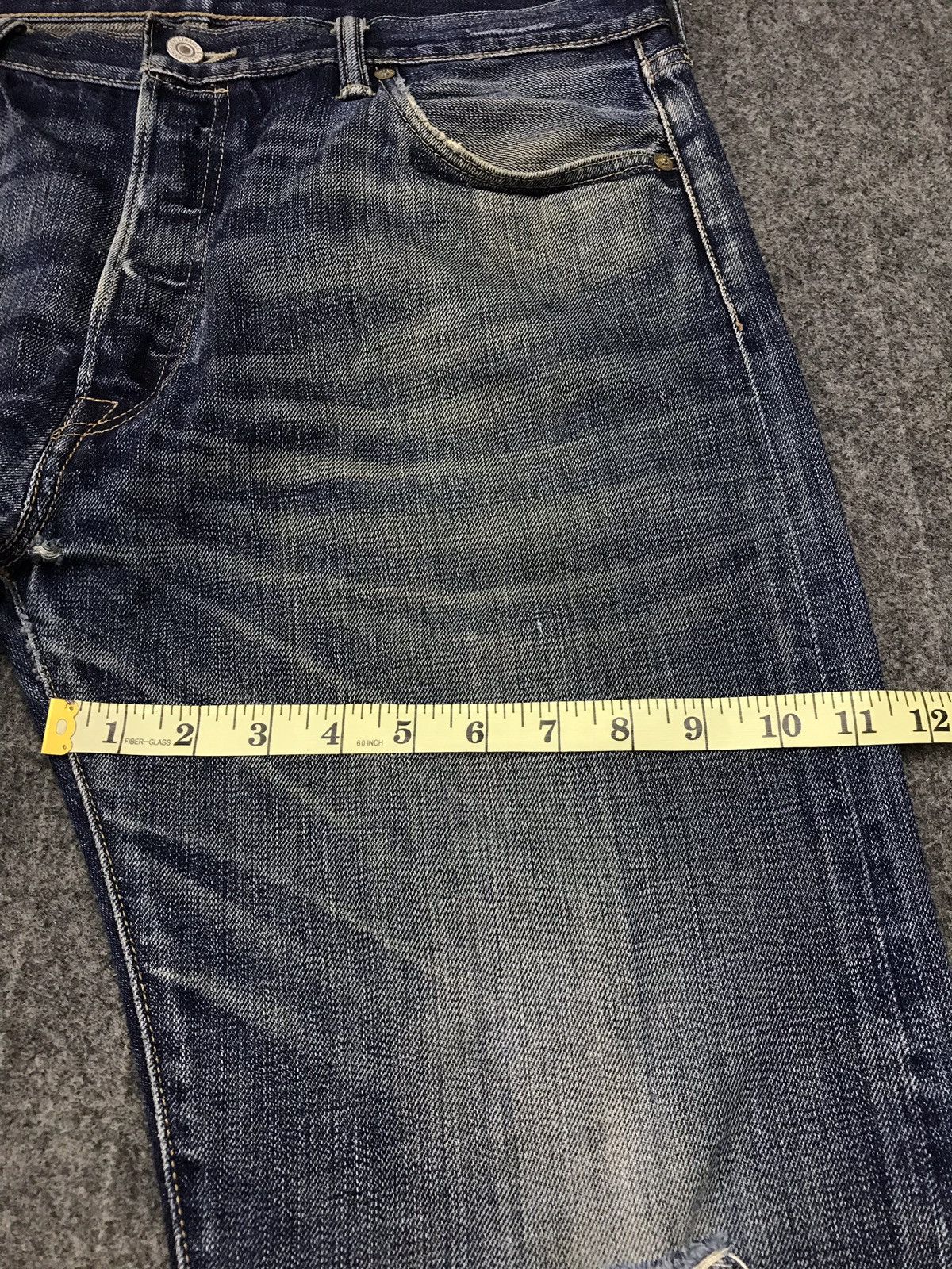 Levi's Vintage Clothing × Vintage Vintage Levi’s 501 Distressed Indigo Denim Jeans Size US 36 / EU 52 - 20 Thumbnail