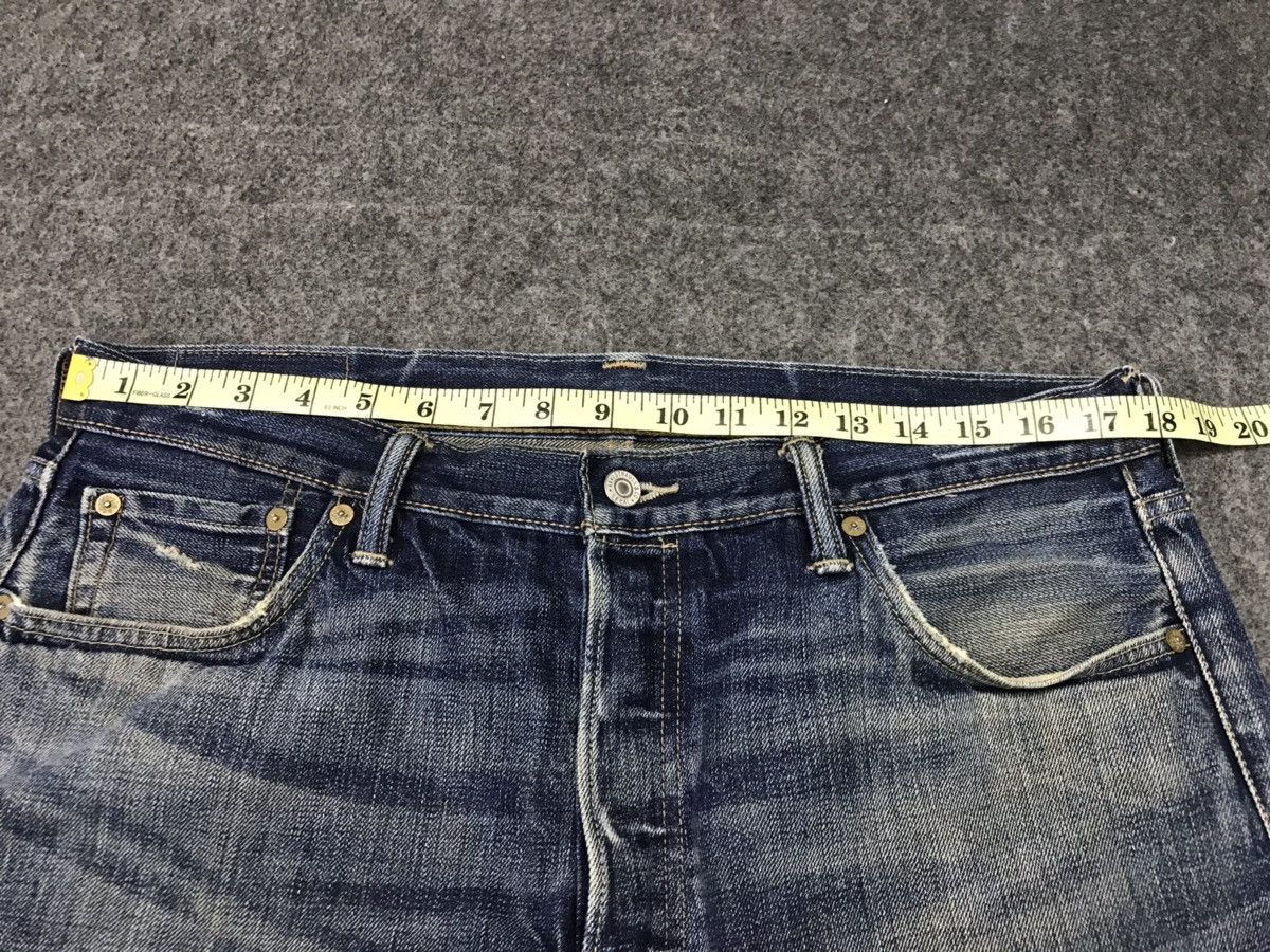 Levi's Vintage Clothing × Vintage Vintage Levi’s 501 Distressed Indigo Denim Jeans Size US 36 / EU 52 - 18 Thumbnail