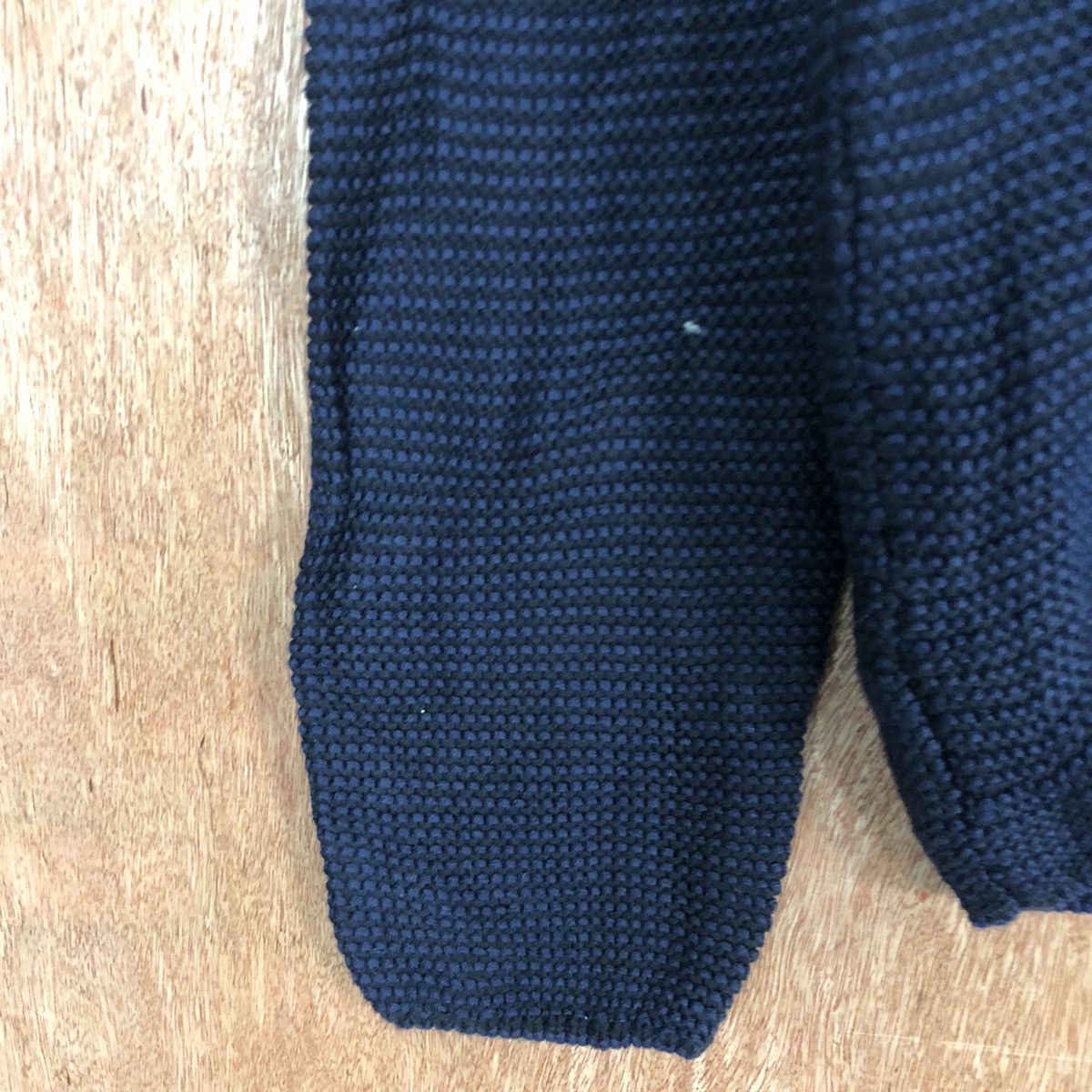 Homespun Knitwear ESprit Dark Blue Cardigan knitwear #c865 Size US L / EU 52-54 / 3 - 6 Thumbnail