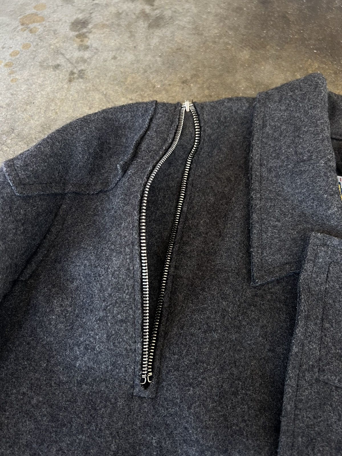 Walter Van Beirendonck W & LT Walter Van Beirendonck Wool Zipper Coat Jacket Size US M / EU 48-50 / 2 - 8 Thumbnail