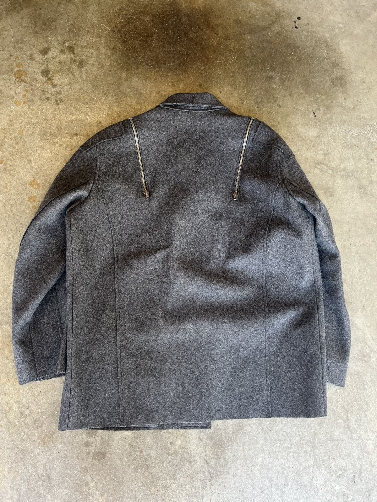 Walter Van Beirendonck W & LT Walter Van Beirendonck Wool Zipper Coat Jacket Size US M / EU 48-50 / 2 - 9 Thumbnail