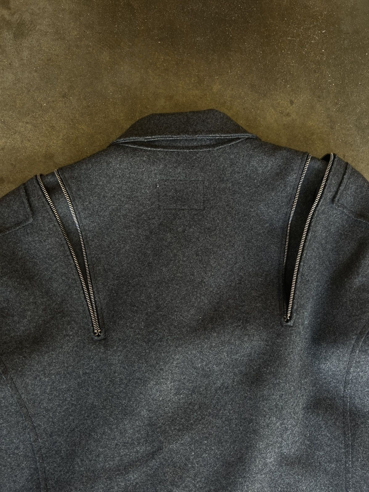 Walter Van Beirendonck W & LT Walter Van Beirendonck Wool Zipper Coat Jacket Size US M / EU 48-50 / 2 - 11 Thumbnail