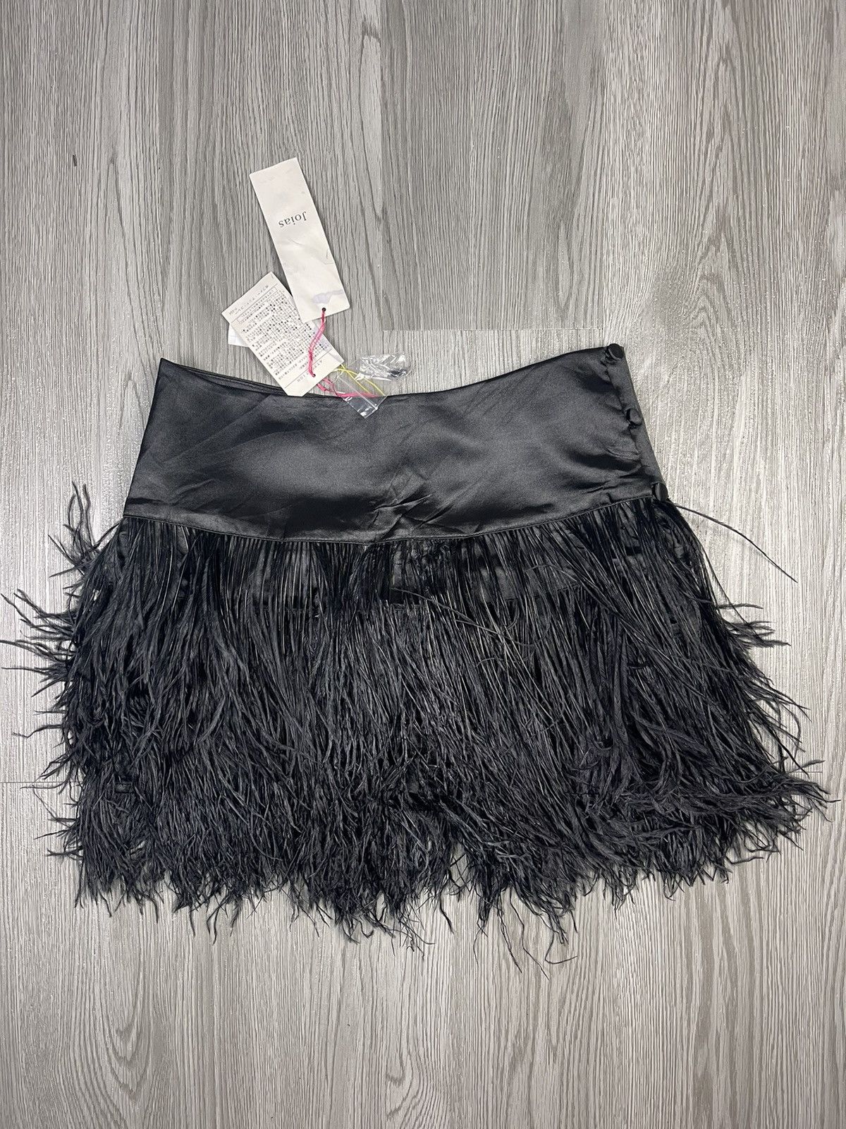 Japanese Brand × Seditionaries Joias Japan Feathers all black mini skirt Size 26" / US 2 / IT 38 - 1 Thumbnail