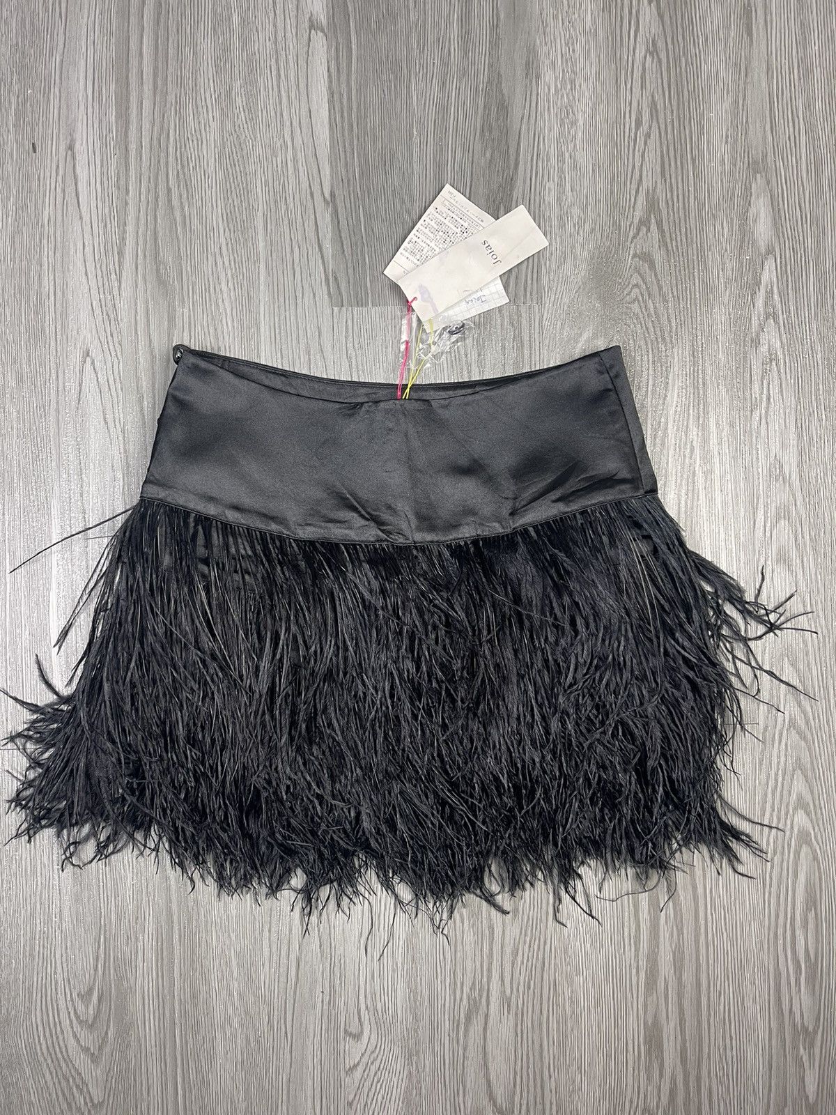 Japanese Brand × Seditionaries Joias Japan Feathers all black mini skirt Size 26" / US 2 / IT 38 - 9 Thumbnail