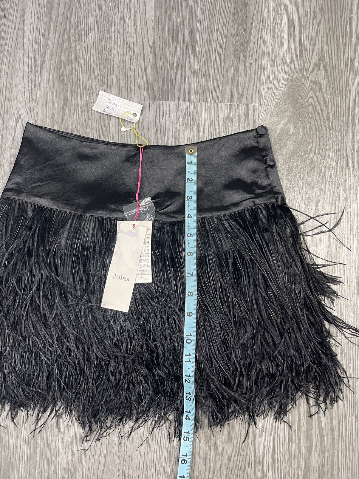 Japanese Brand × Seditionaries Joias Japan Feathers all black mini skirt Size 26" / US 2 / IT 38 - 11 Thumbnail