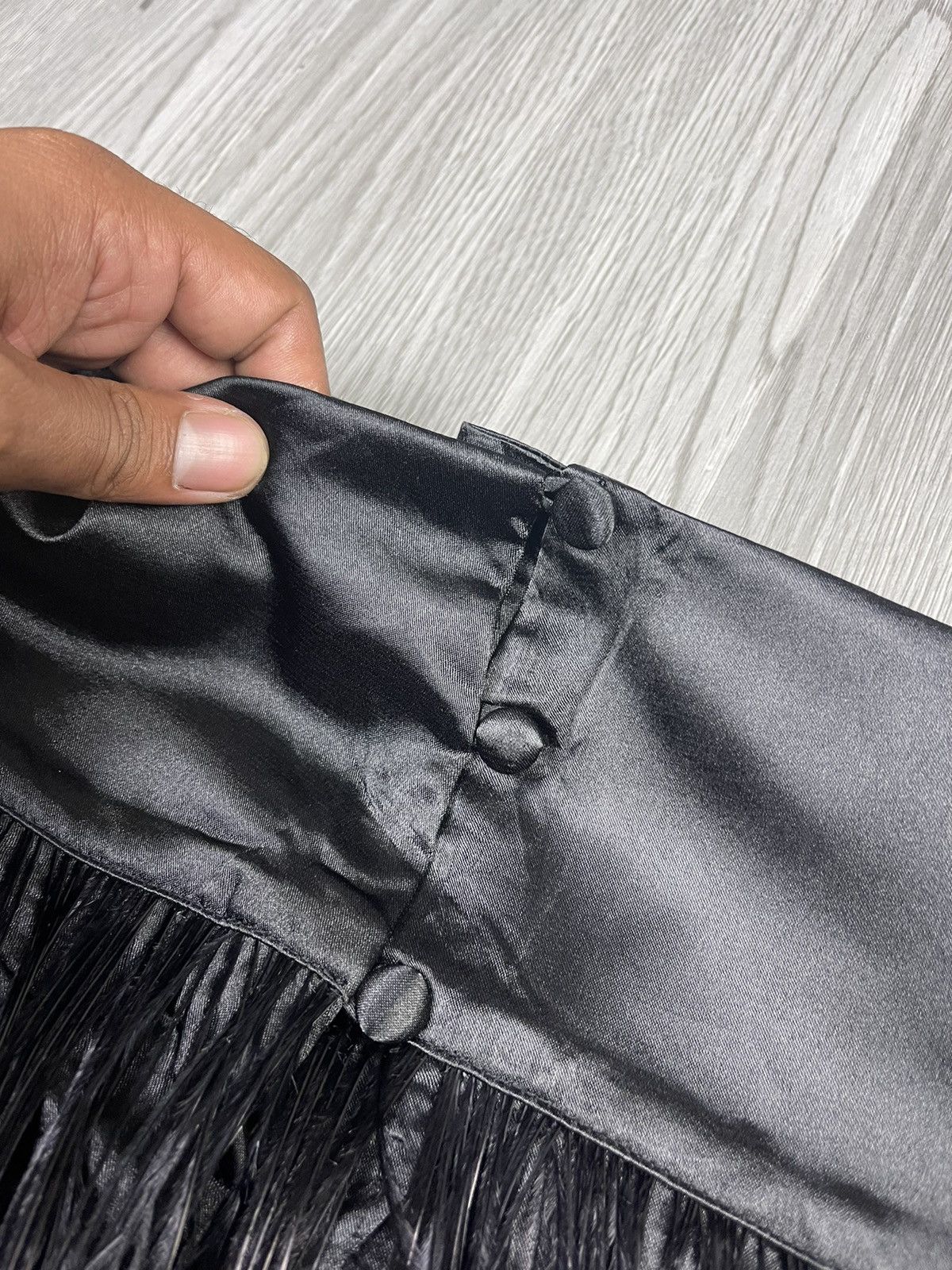 Japanese Brand × Seditionaries Joias Japan Feathers all black mini skirt Size 26" / US 2 / IT 38 - 4 Thumbnail