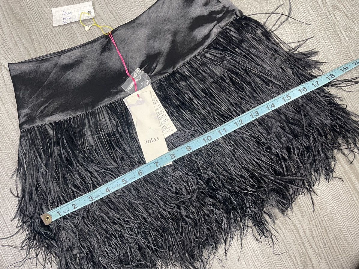 Japanese Brand × Seditionaries Joias Japan Feathers all black mini skirt Size 26" / US 2 / IT 38 - 12 Thumbnail