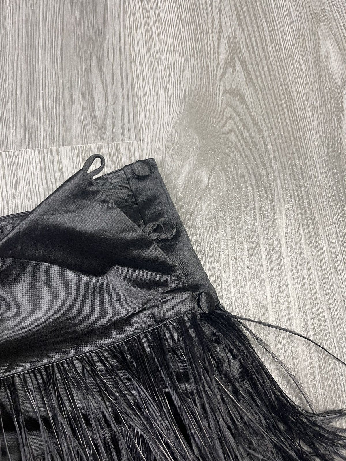 Japanese Brand × Seditionaries Joias Japan Feathers all black mini skirt Size 26" / US 2 / IT 38 - 7 Thumbnail