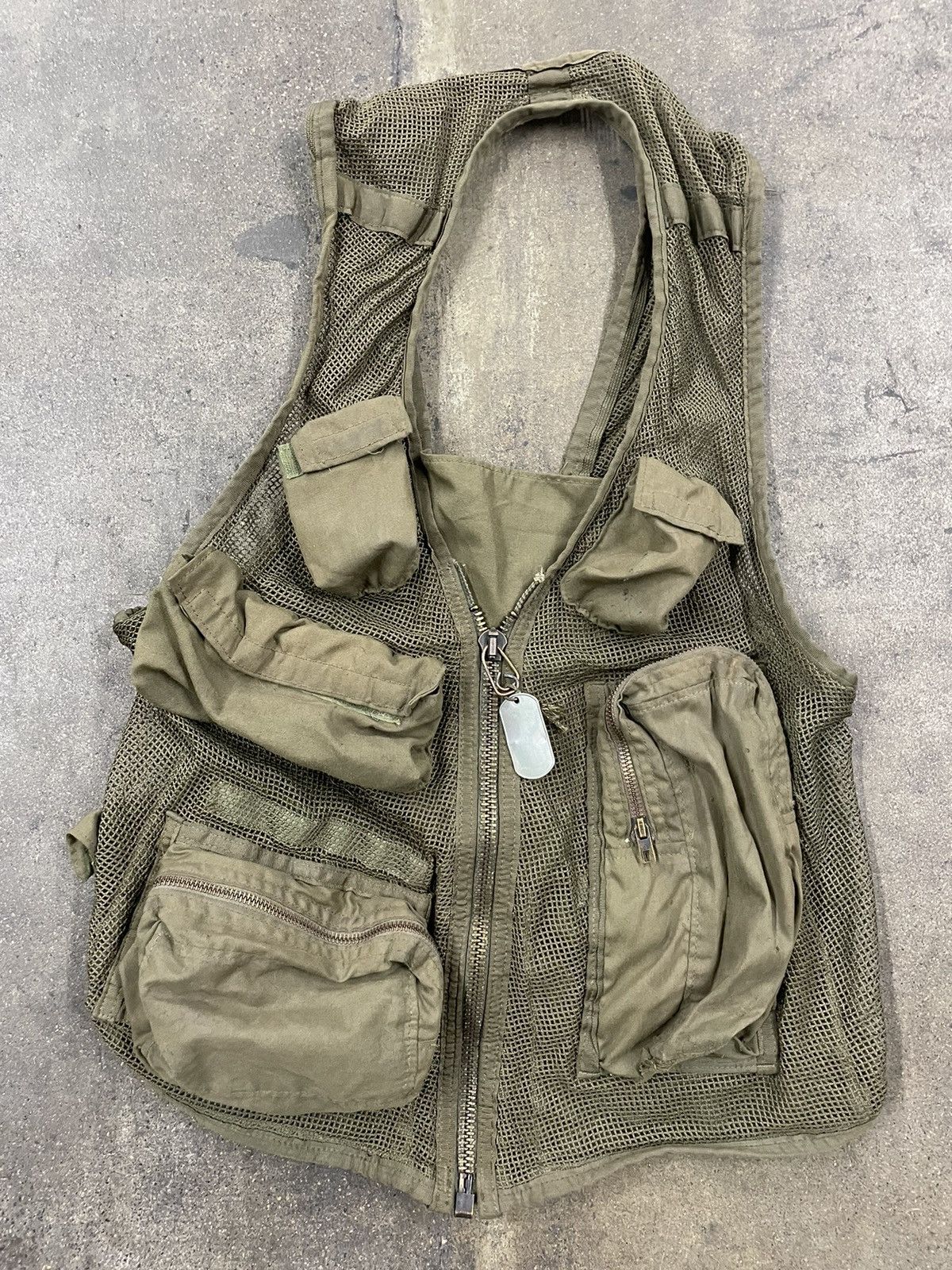 image of Vintage 1970S Us Airborne Survival Vest in Olive, Men's (Size Small)