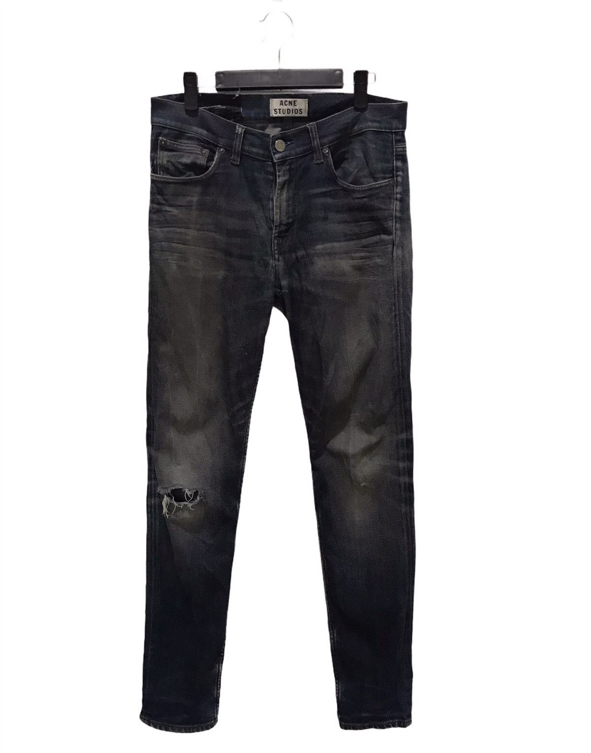 Acne Studios ACNE STUDIO JEANS SKINNY LEG DISTRESS JEANS Size US 32 / EU 48 - 1 Thumbnail