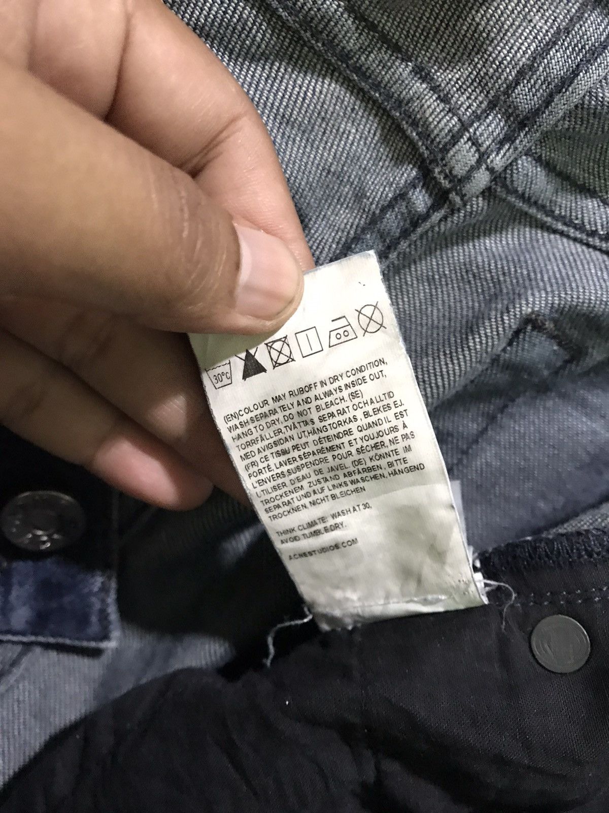 Acne Studios ACNE STUDIO JEANS SKINNY LEG DISTRESS JEANS Size US 32 / EU 48 - 6 Thumbnail
