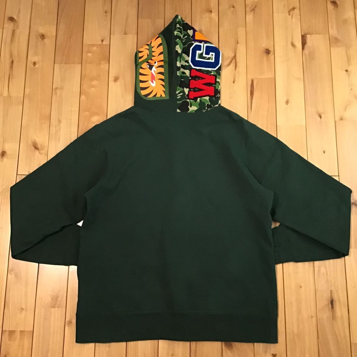 Bape ABC camo green × DARK green shark full zip hoodie BAPE Size US XXL / EU 58 / 5 - 2 Thumbnail