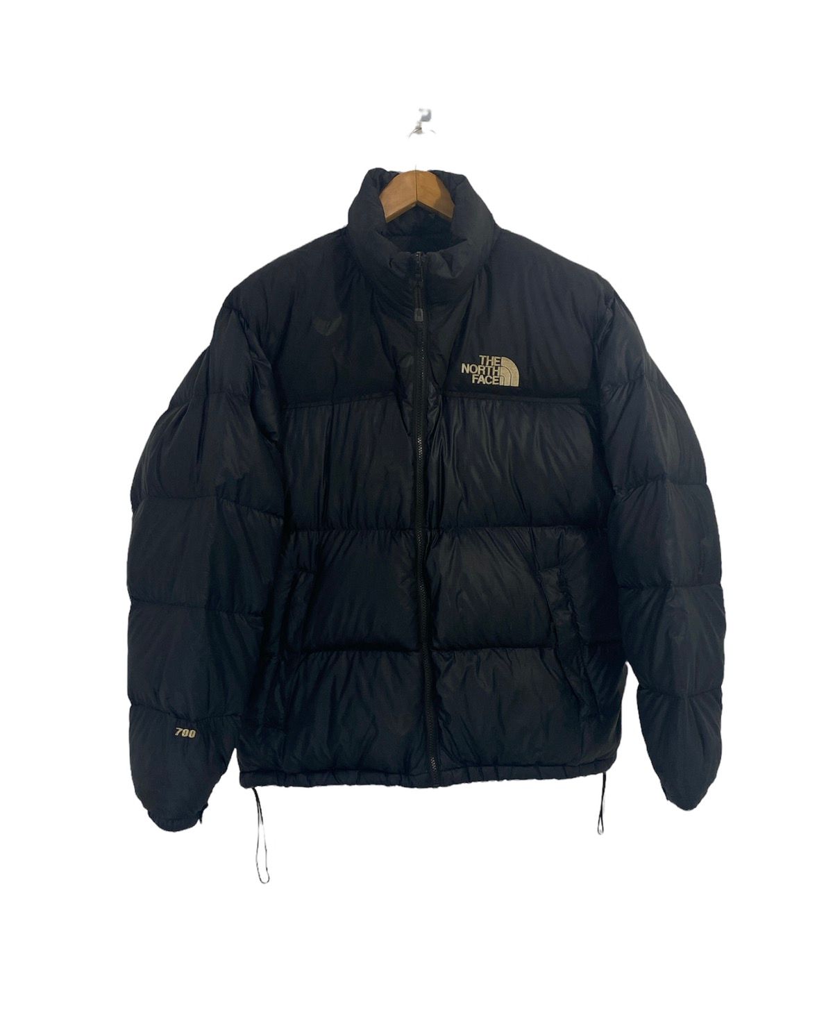 Pre-owned The North Face Vintage  Puffer Jacket 700 Nuptse Black Color