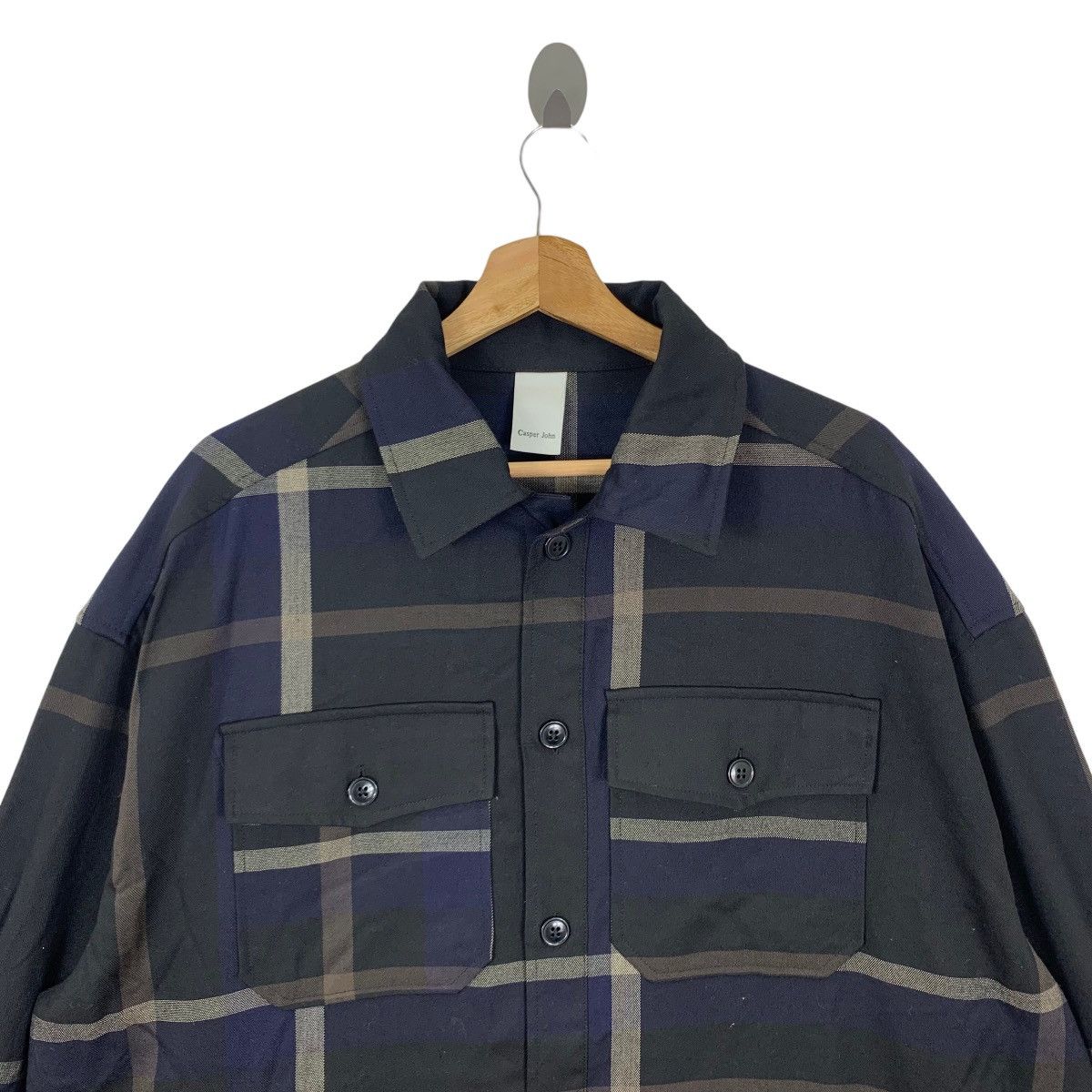 Vintage Casper John Tartan Button Shirts