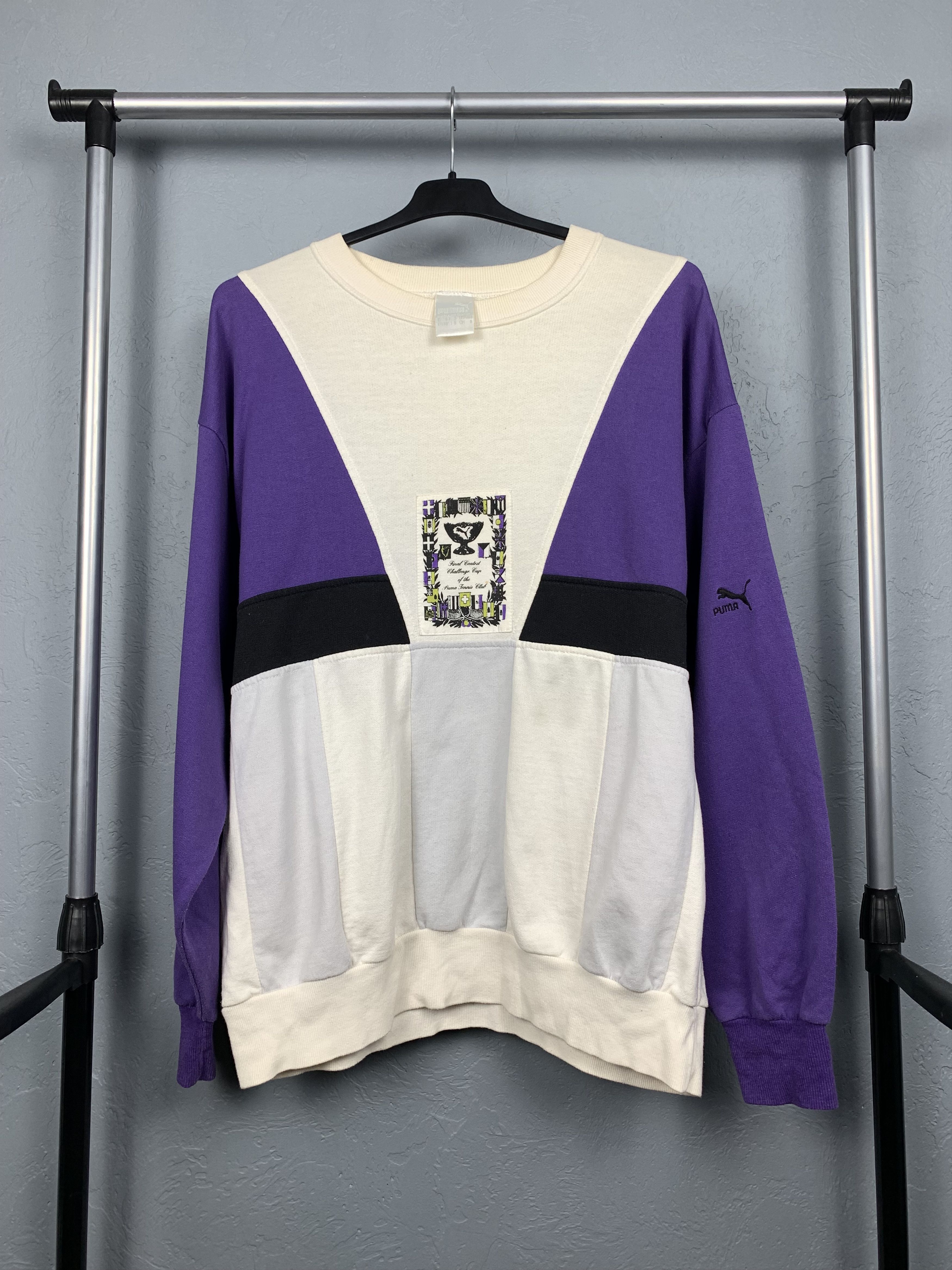 Puma PUMA 90s Vintage Oldschool Sweatshirt Size US L / EU 52-54 / 3 - 1 Thumbnail