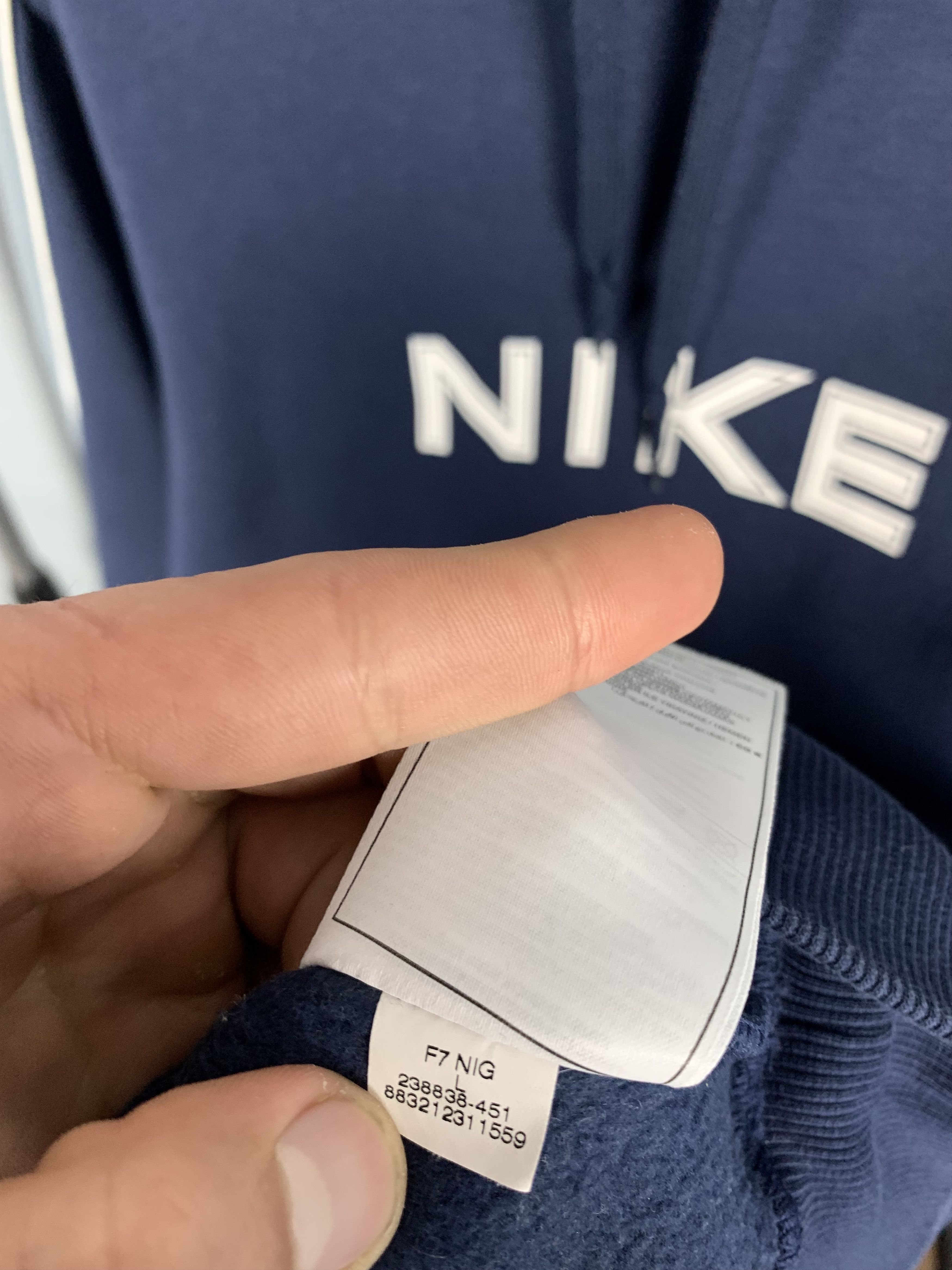 Nike Nike Vintage Mens Hoodie Y2K Size US L / EU 52-54 / 3 - 4 Thumbnail