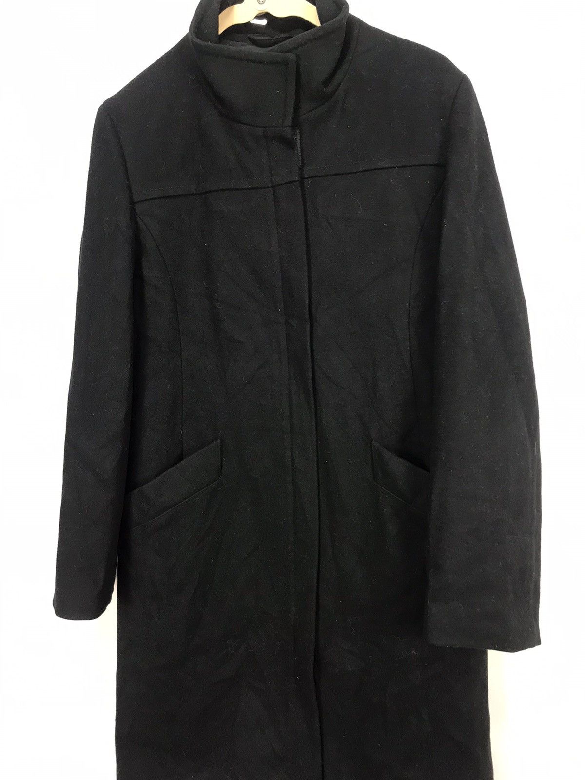 Vintage Penny black wool long coat jacket Size US S / EU 44-46 / 1 - 8 Thumbnail