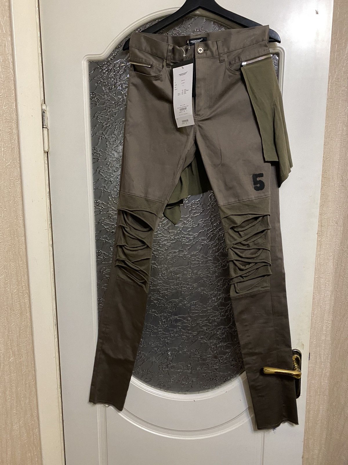 Undercover SS19 runway distressed skinny trousers Size US 31 - 1 Thumbnail