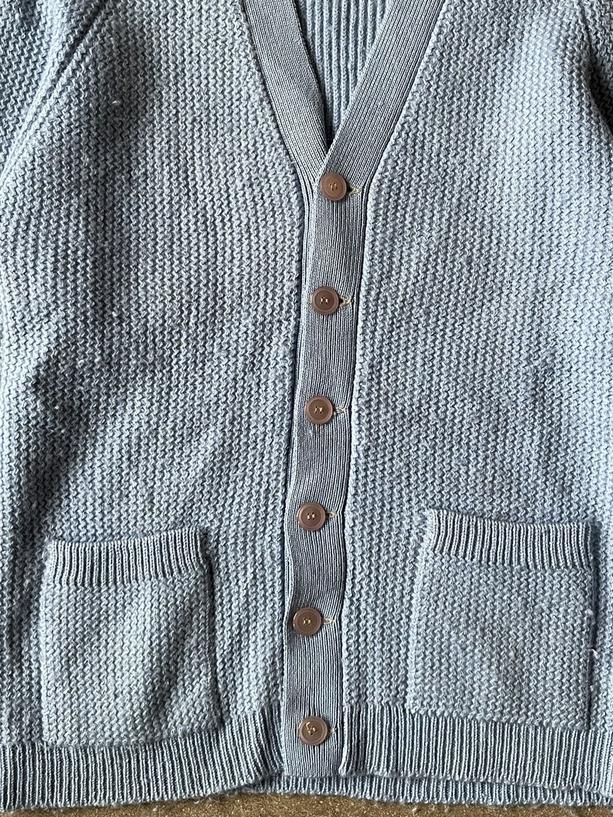 STILL BY HAND Vintage Wool Hand Loomed Cardigan Size US L / EU 52-54 / 3 - 6 Thumbnail