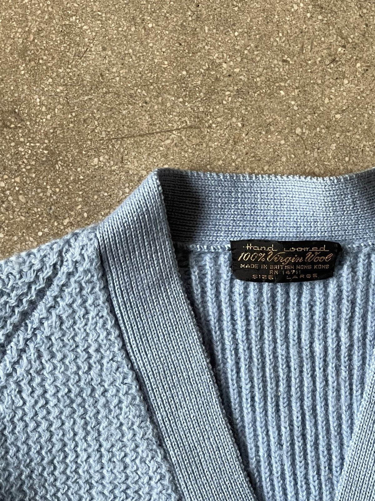 STILL BY HAND Vintage Wool Hand Loomed Cardigan Size US L / EU 52-54 / 3 - 3 Thumbnail