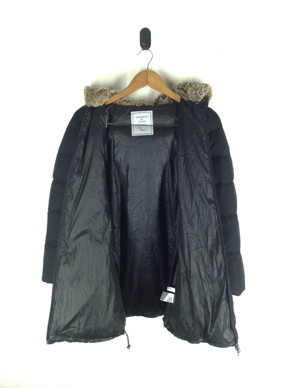 Japanese Brand Back Number Down Coat - Size M 650 Fill Power, Faux Fur Hood Size US M / EU 48-50 / 2 - 3 Thumbnail