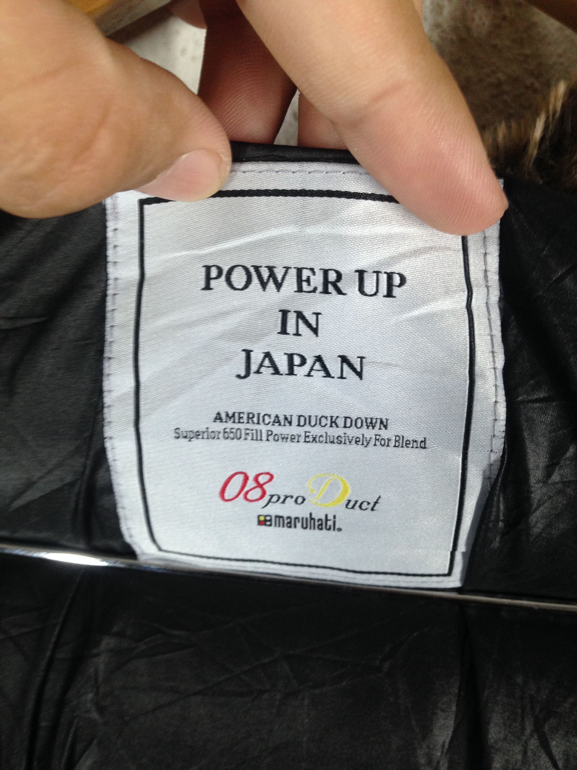 Japanese Brand Back Number Down Coat - Size M 650 Fill Power, Faux Fur Hood Size US M / EU 48-50 / 2 - 6 Thumbnail