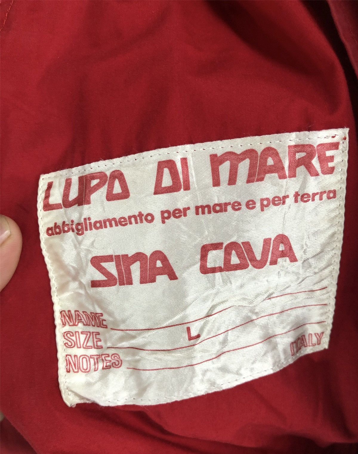 Vintage Lupo Di Mare Sina Cova Racing Personnel Only Jacket Size US L / EU 52-54 / 3 - 11 Thumbnail
