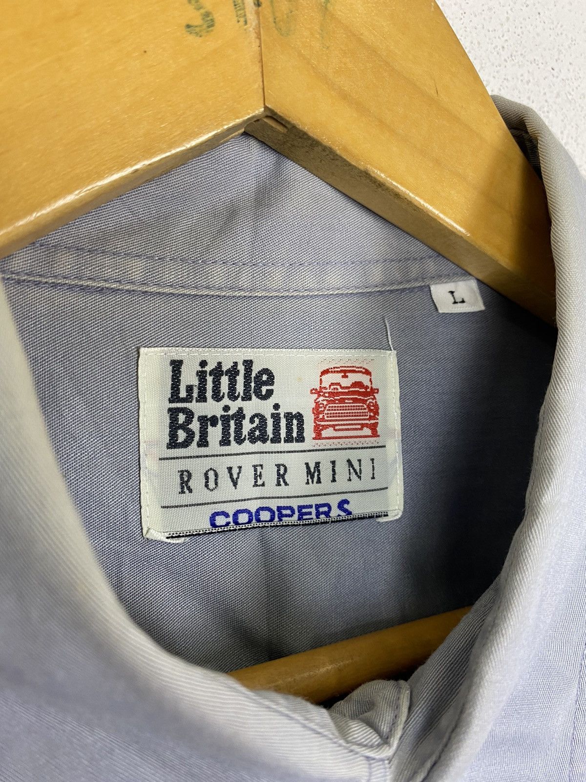 Vintage VINTAGE LITTLE BRITAIN ROVERMINI COOPERS SHIRT Size US L / EU 52-54 / 3 - 6 Thumbnail