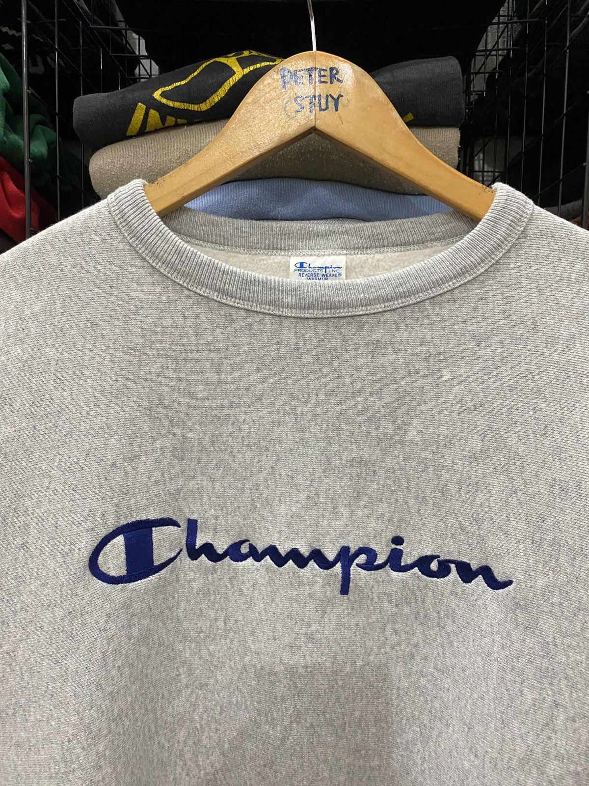 Champion GK166 CHAMPION EMBROIDERY LOGO SWEATER Size US M / EU 48-50 / 2 - 2 Thumbnail