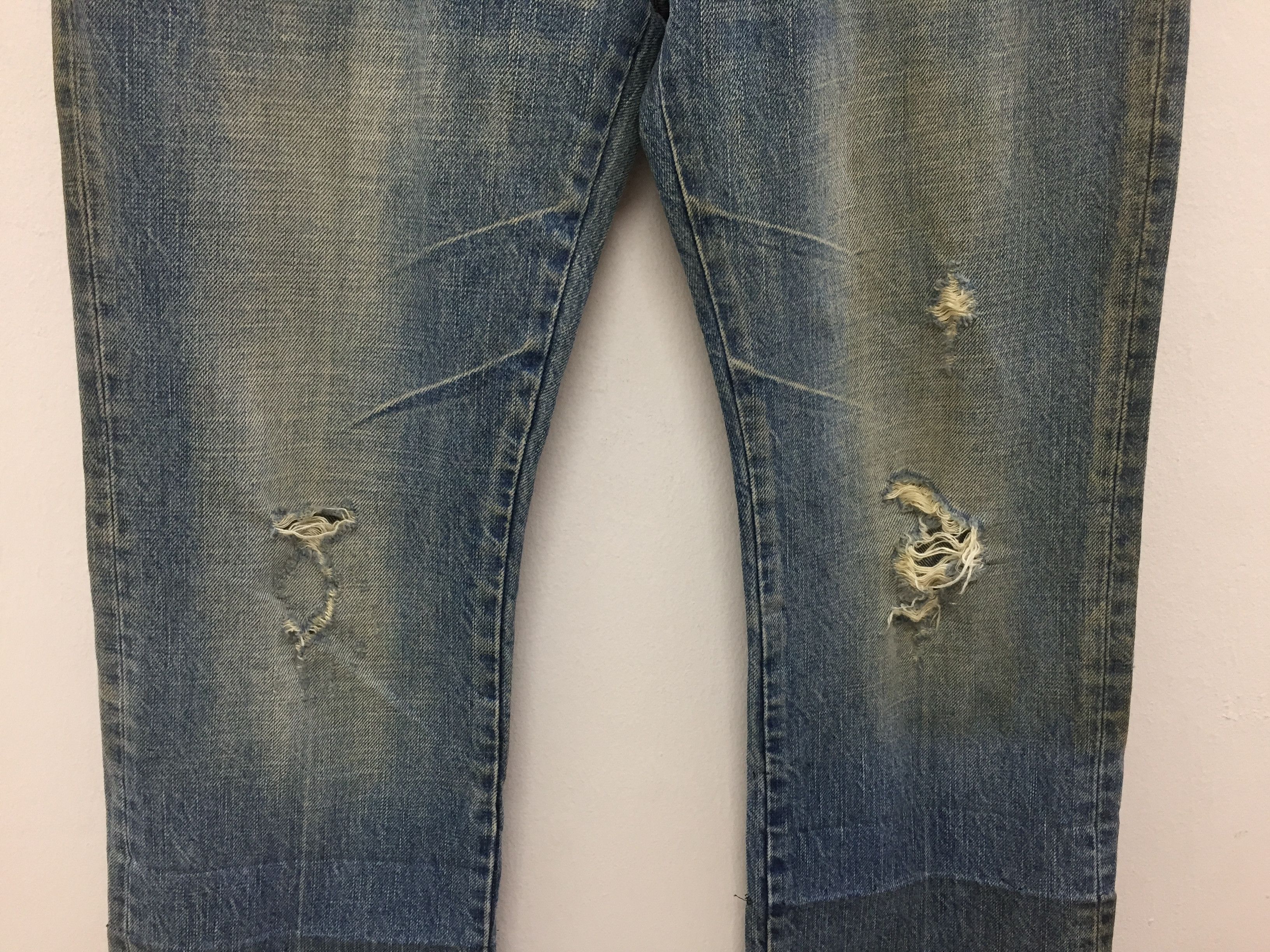 Japanese Brand Japanese hypebeast Brand Jama RICO distressed Ankle Zipper Size US 33 - 5 Thumbnail