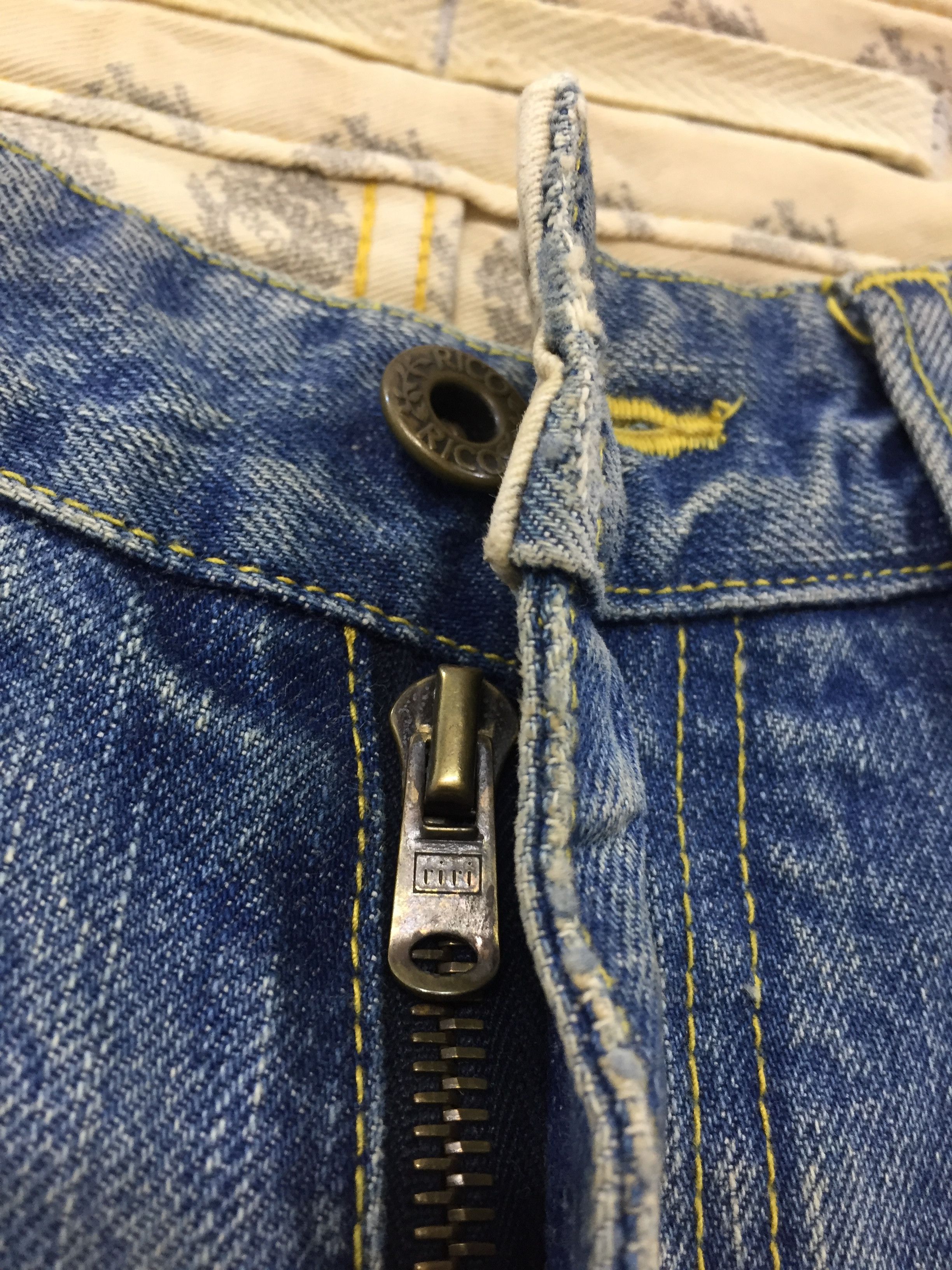 Japanese Brand Japanese hypebeast Brand Jama RICO distressed Ankle Zipper Size US 33 - 4 Thumbnail