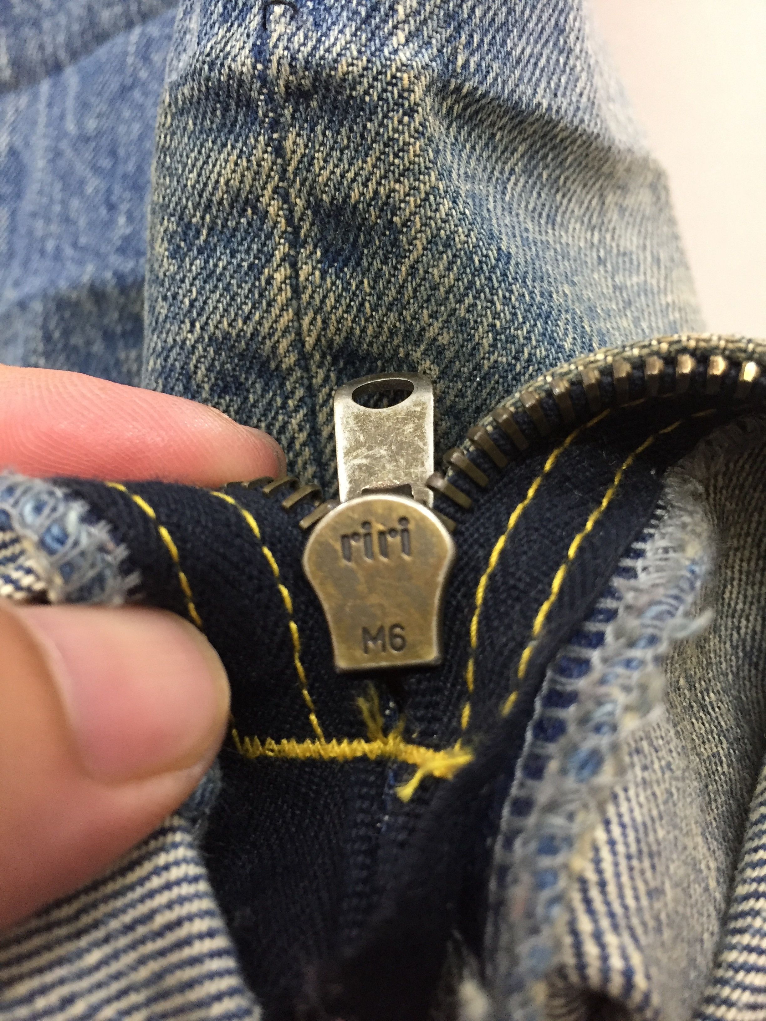 Japanese Brand Japanese hypebeast Brand Jama RICO distressed Ankle Zipper Size US 33 - 7 Thumbnail