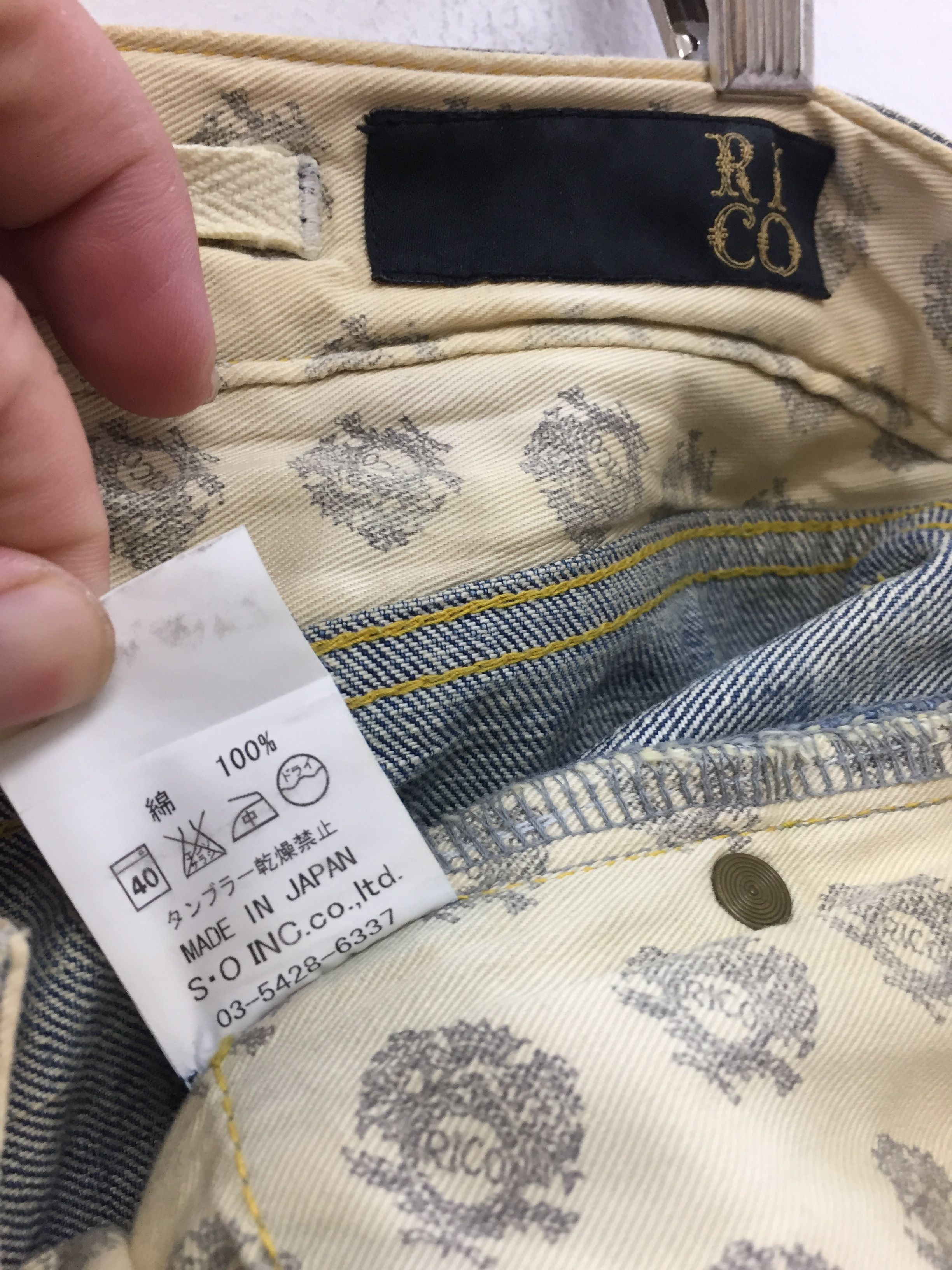 Japanese Brand Japanese hypebeast Brand Jama RICO distressed Ankle Zipper Size US 33 - 13 Thumbnail