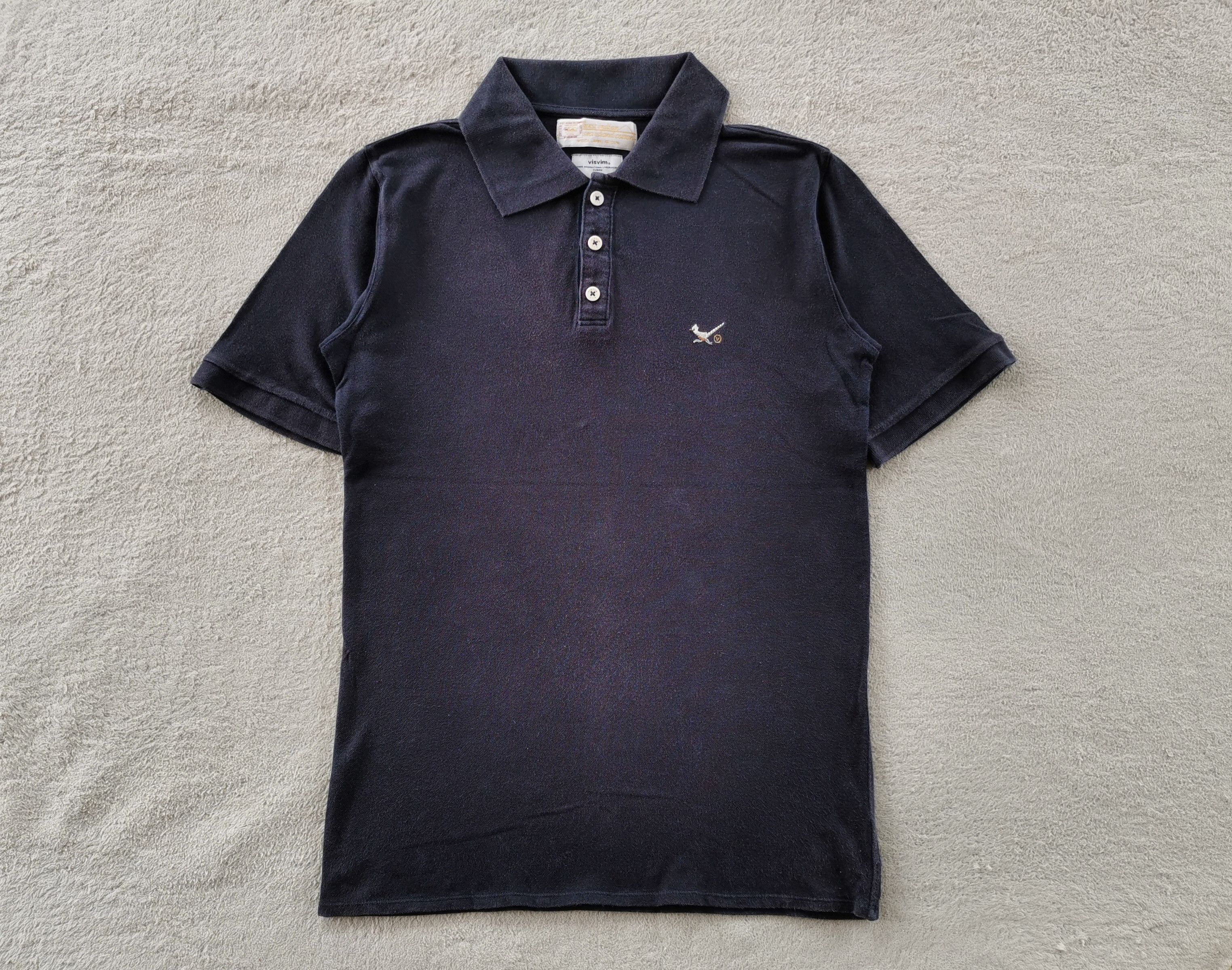 Visvim Visvim West Indian Sea Island Cotton Polo Shirt Size US S / EU 44-46 / 1 - 1 Thumbnail
