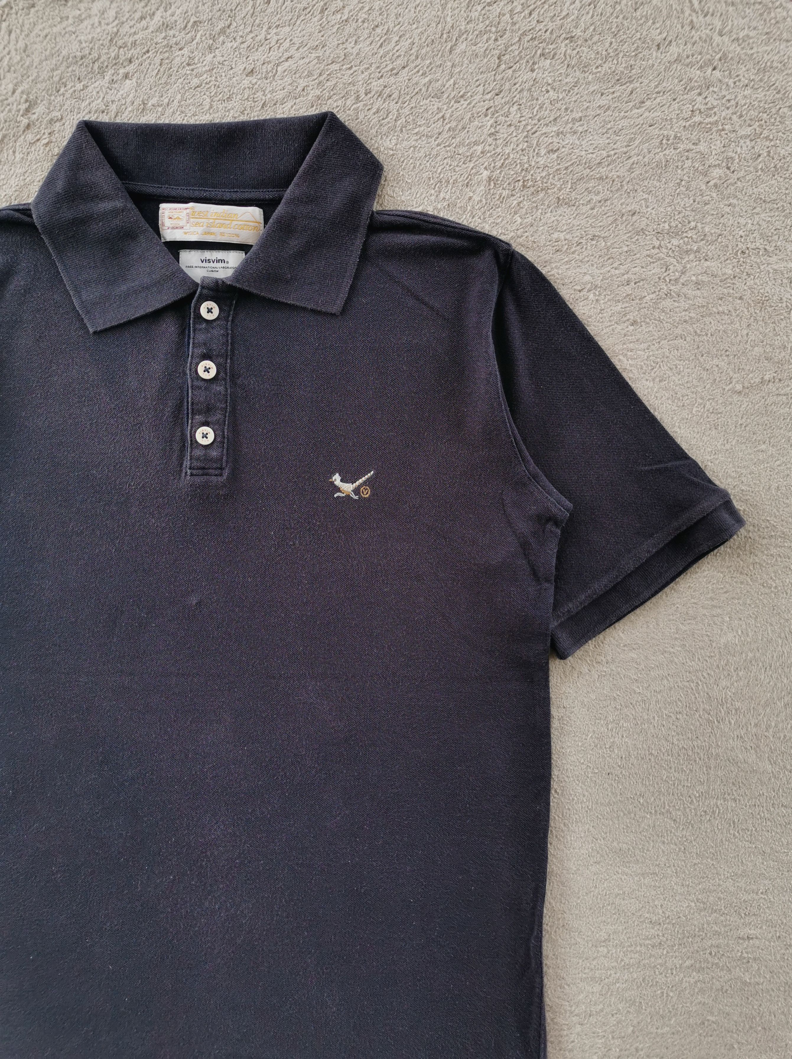 Visvim Visvim West Indian Sea Island Cotton Polo Shirt Size US S / EU 44-46 / 1 - 2 Thumbnail