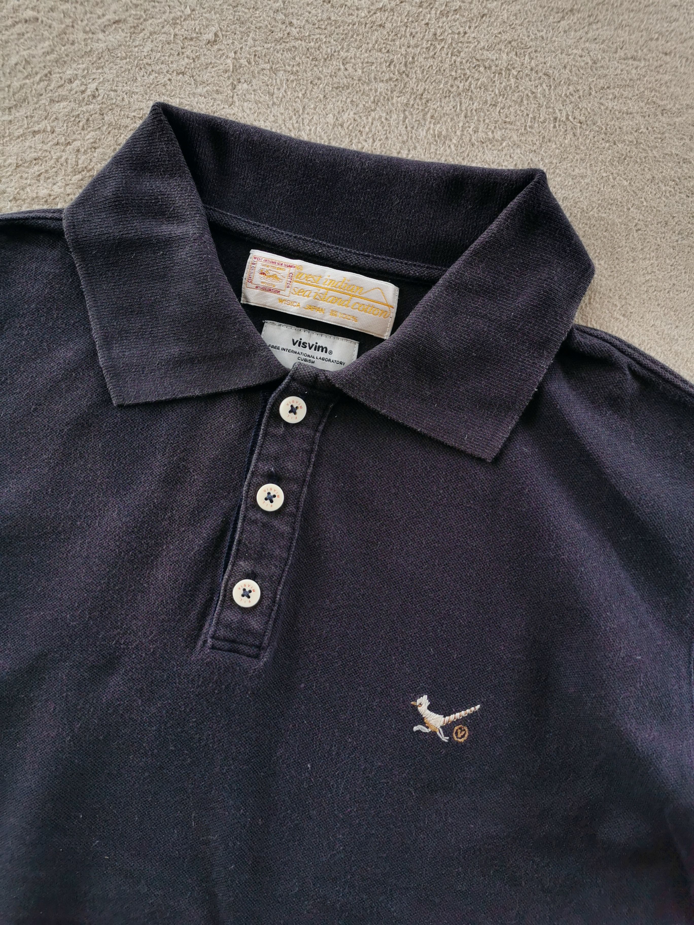 Visvim Visvim West Indian Sea Island Cotton Polo Shirt Size US S / EU 44-46 / 1 - 3 Thumbnail