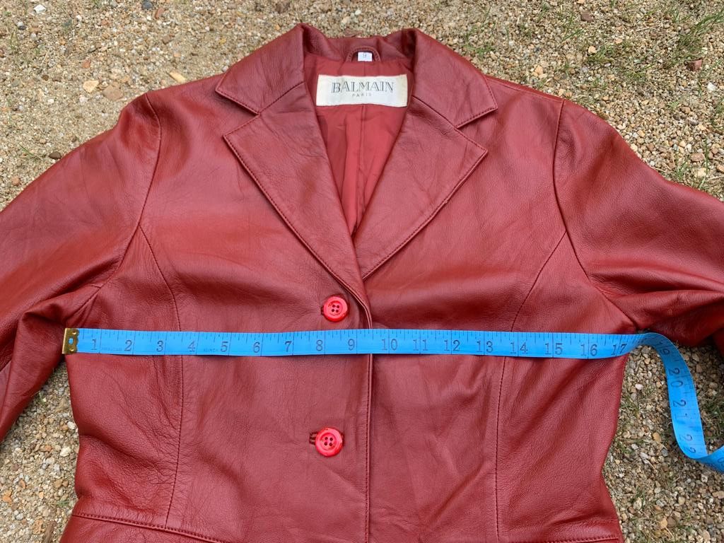 Balmain Balmain Sheep Leather Jacket Size M / US 6-8 / IT 42-44 - 16 Thumbnail