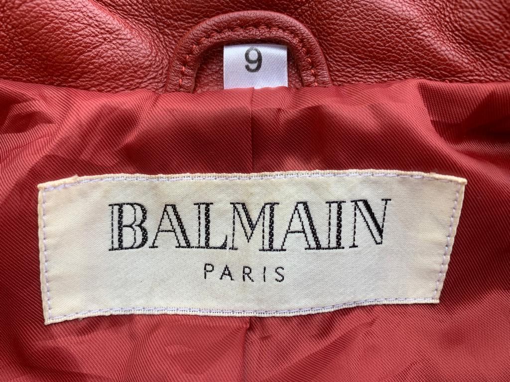 Balmain Balmain Sheep Leather Jacket Size M / US 6-8 / IT 42-44 - 9 Thumbnail
