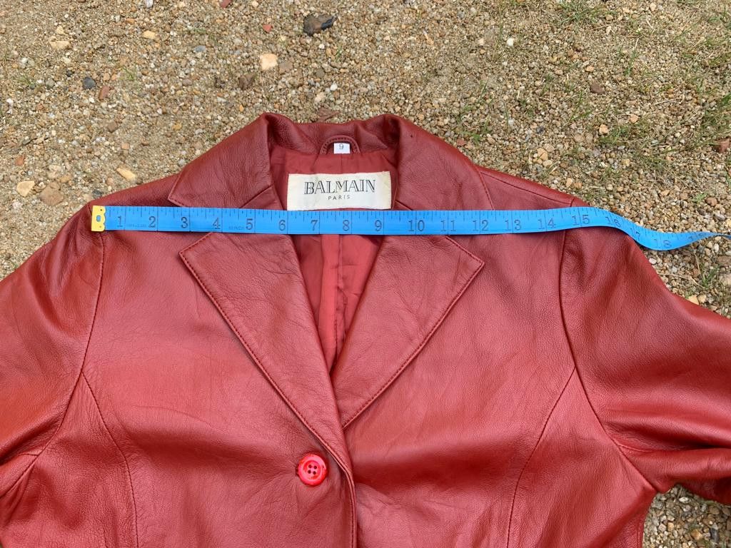 Balmain Balmain Sheep Leather Jacket Size M / US 6-8 / IT 42-44 - 19 Thumbnail