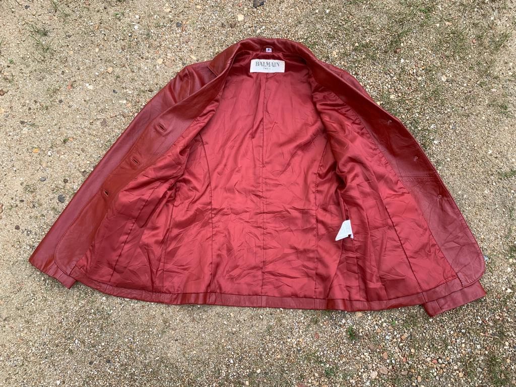Balmain Balmain Sheep Leather Jacket Size M / US 6-8 / IT 42-44 - 7 Thumbnail