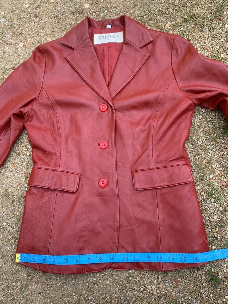 Balmain Balmain Sheep Leather Jacket Size M / US 6-8 / IT 42-44 - 20 Thumbnail