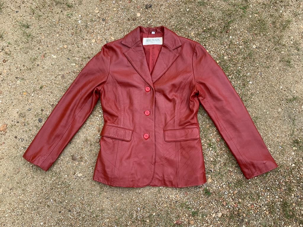 Balmain Balmain Sheep Leather Jacket Size M / US 6-8 / IT 42-44 - 3 Thumbnail