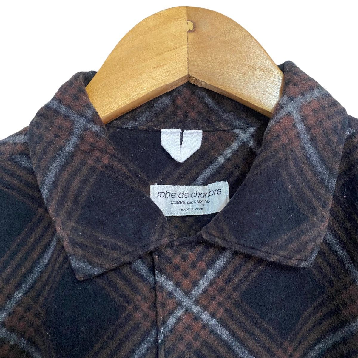 Comme des Garcons Vintage Robe De Chambre Comme Des Garcons Flannel Oversize Size US XL / EU 56 / 4 - 6 Thumbnail