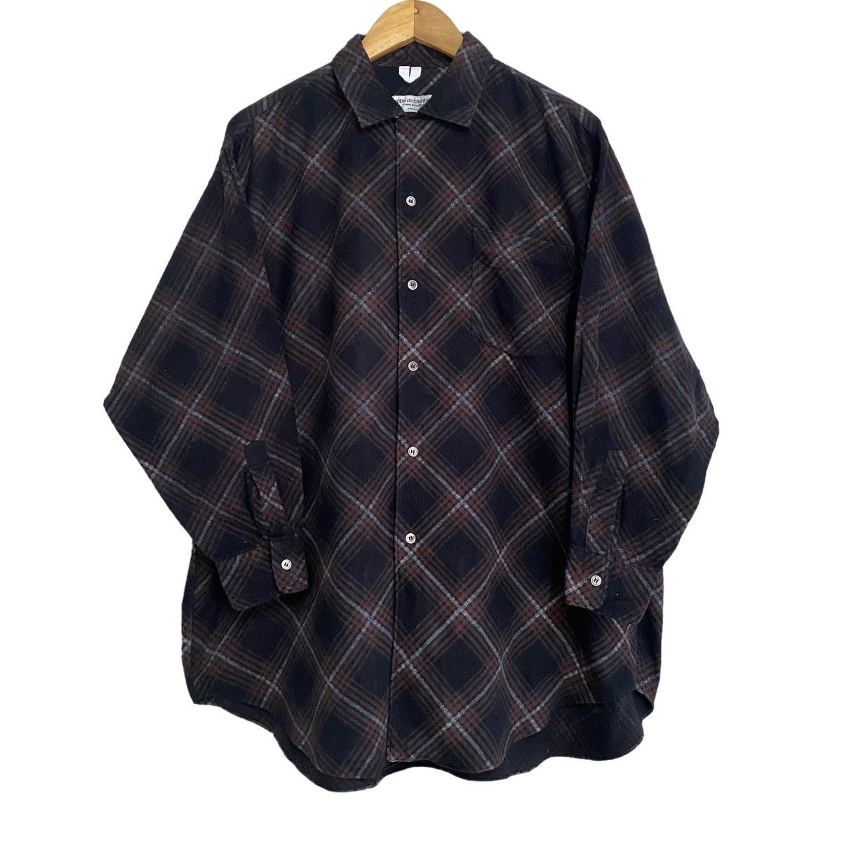 Comme des Garcons Vintage Robe De Chambre Comme Des Garcons Flannel Oversize Size US XL / EU 56 / 4 - 2 Thumbnail