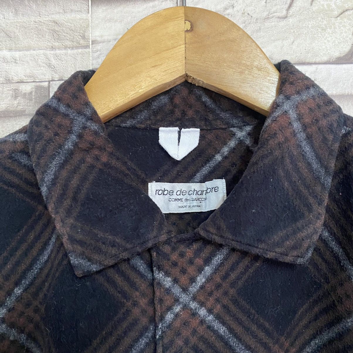 Comme des Garcons Vintage Robe De Chambre Comme Des Garcons Flannel Oversize Size US XL / EU 56 / 4 - 12 Thumbnail