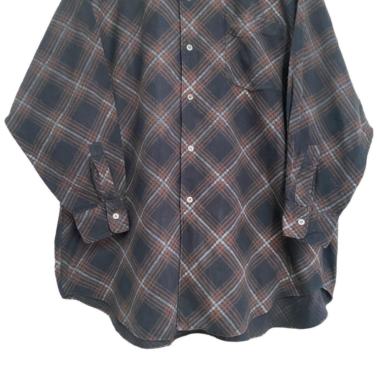 Comme des Garcons Vintage Robe De Chambre Comme Des Garcons Flannel Oversize Size US XL / EU 56 / 4 - 3 Thumbnail