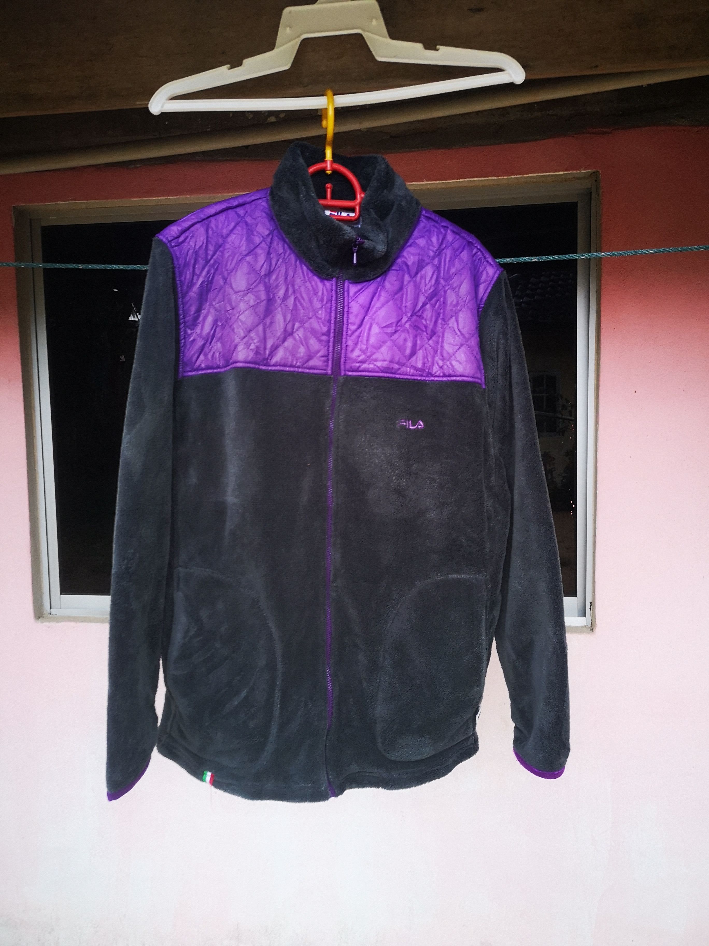 Fila foux Fur Fleece Zipper Jacket