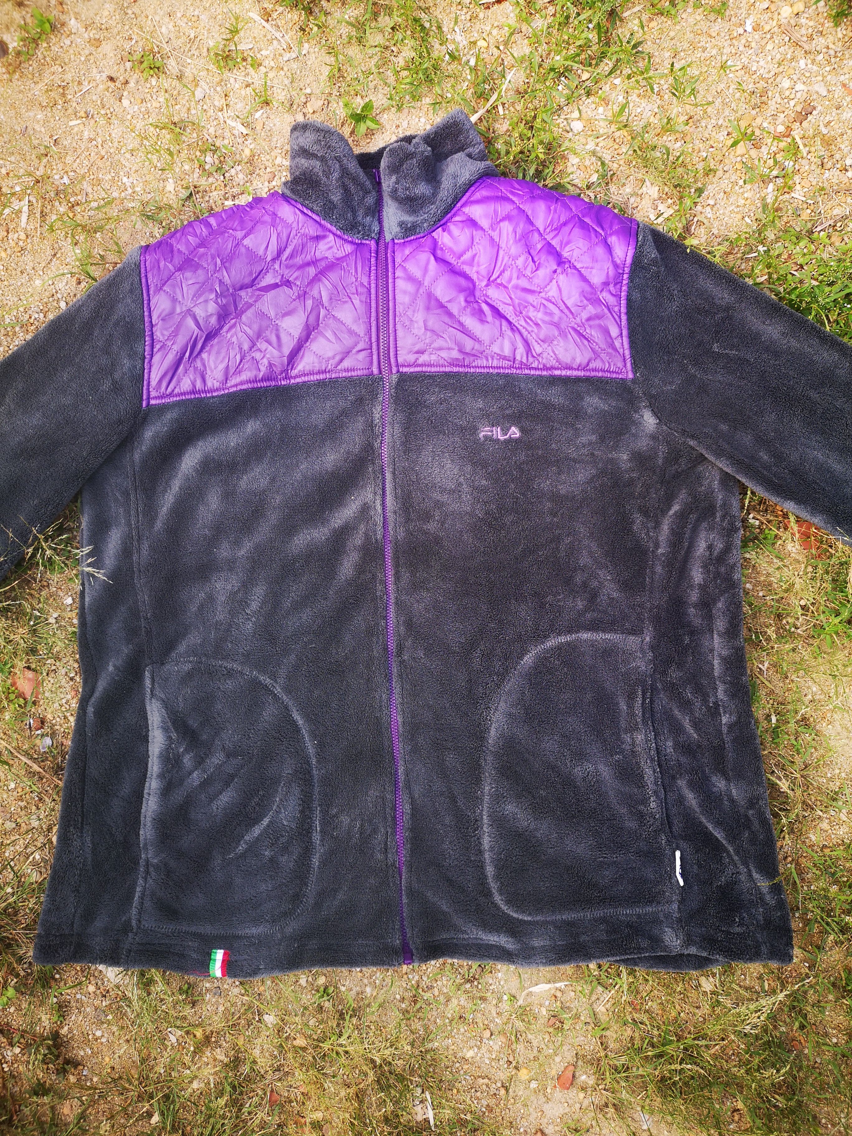 Fila Fila foux Fur Fleece Zipper Jacket Size US L / EU 52-54 / 3 - 5 Thumbnail