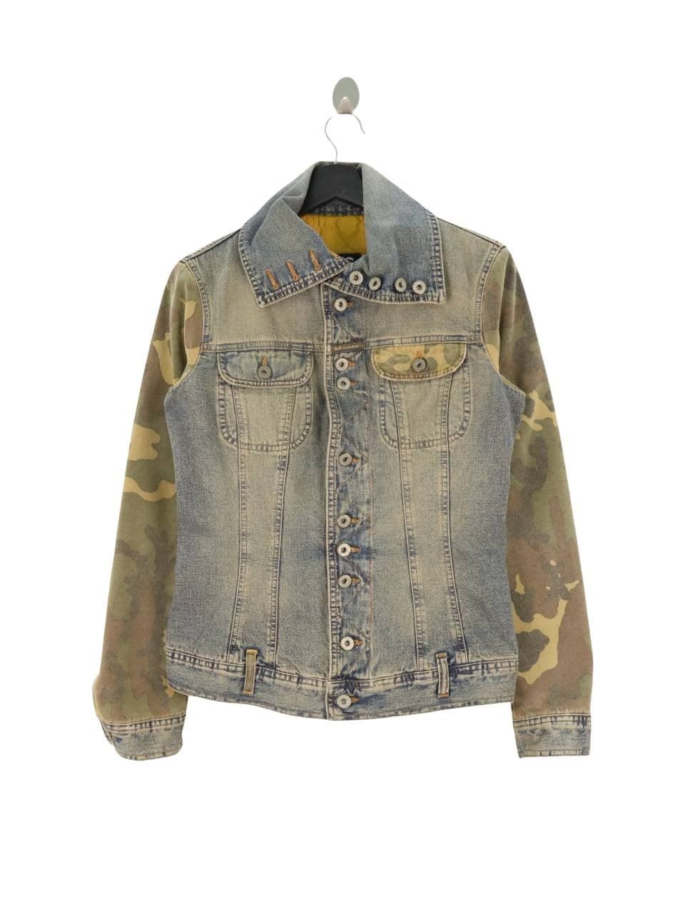 Dolce and Gabbana camo jean jacket online